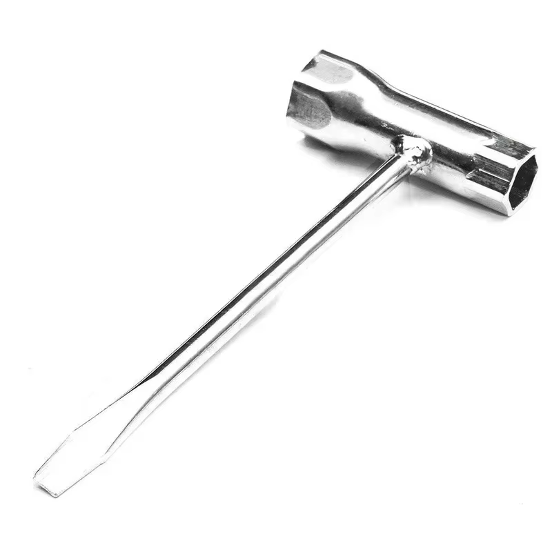 Clé à douille pour bougie d'allumage, clé en acier inoxydable de 13mm et 19mm pour tronçonneuse à es