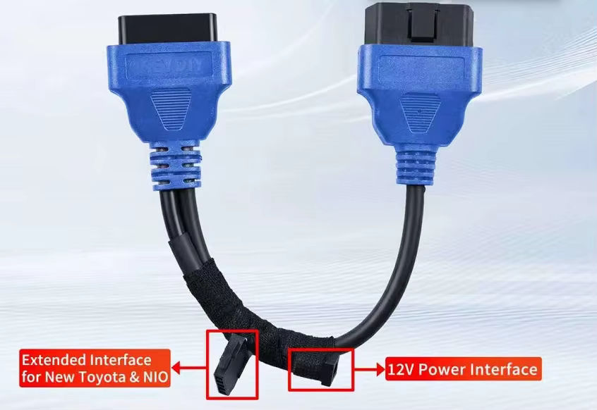 Câble d'extension de fonction OBD KEYDIY pour Ford, compatible avec les véhicules Ford après 2018, p