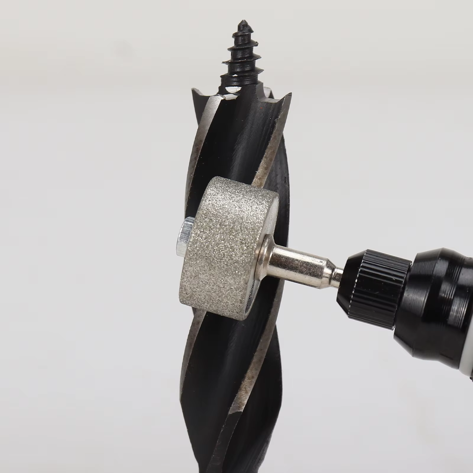 Sbestily 1/3Pcs 20mm Meule diamantée Mini tête de meulage cylindrique pour Dremel Meule rotative pou