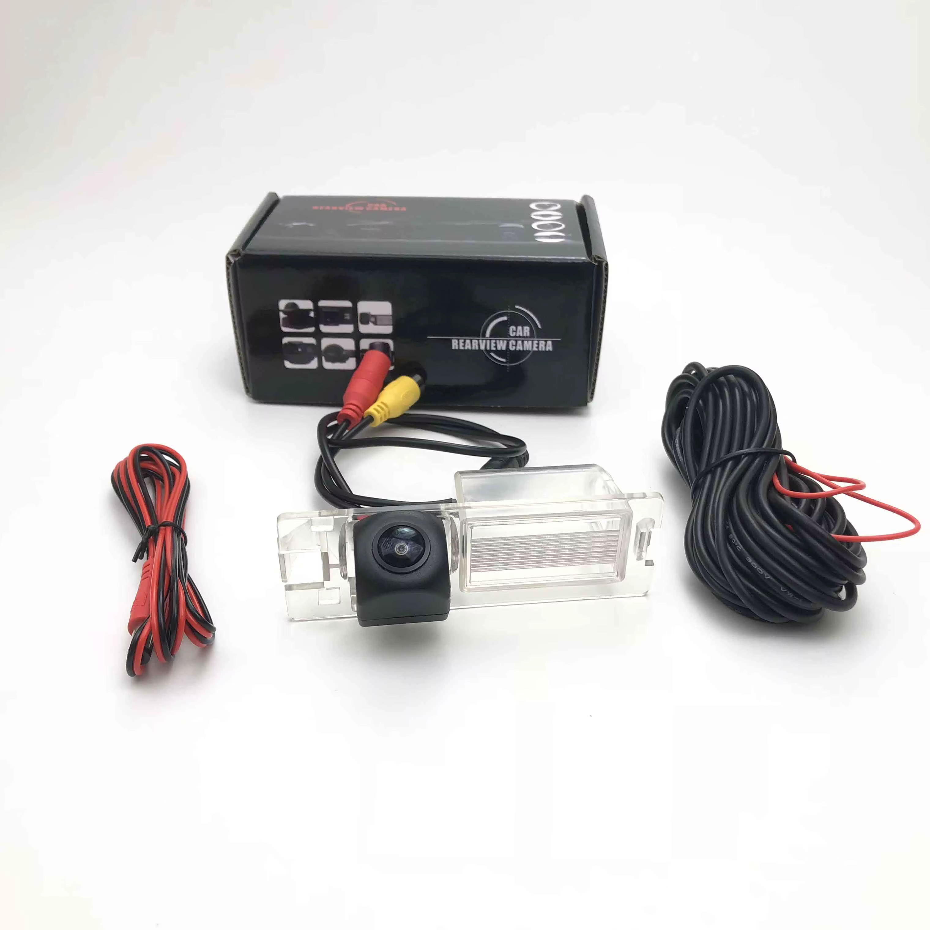 VKAUTO caméra de recul Fish Eye pour Fiat Doblo Combi EV 2010 ~ 2017 CCD HD Vision nocturne caméra d