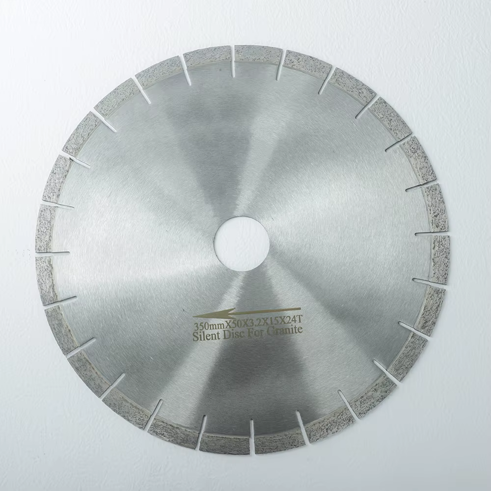 Lames de scie diamantées silencieuses pour granit, 14 pouces, 350mm, lame de coupe professionnelle p