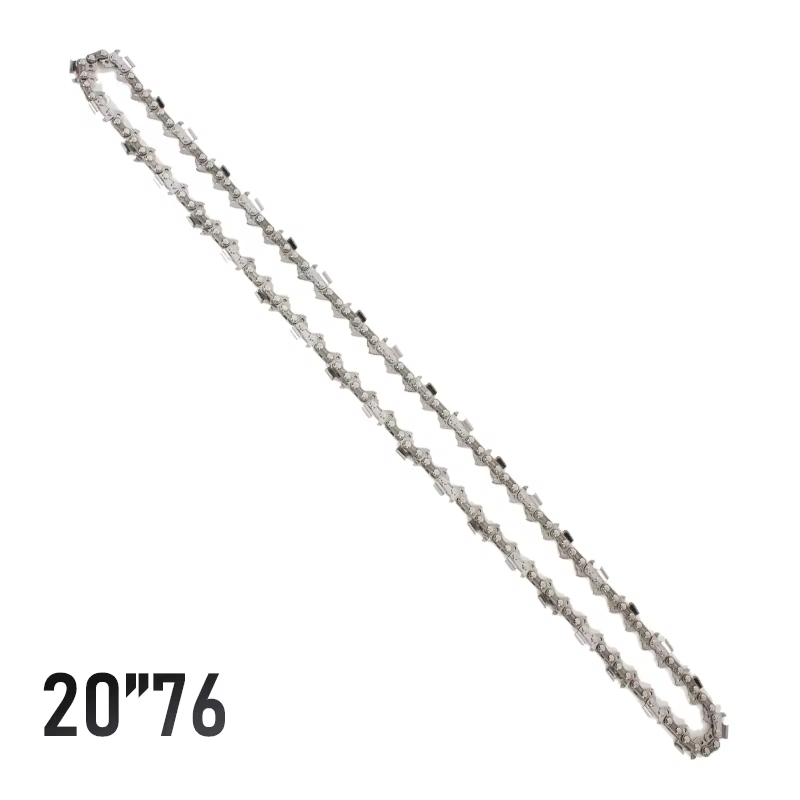Chaîne de tronçonneuse 20 pouces 38 lames 76 sections Chaîne de tronçonneuse tranchante et durable R