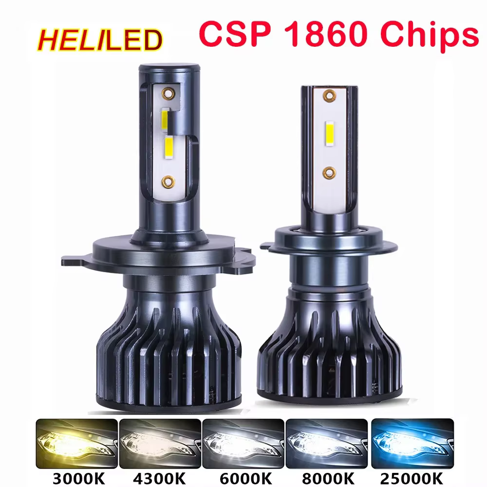 Phare de voiture 18000LM 80W CSP H4 LED H7 H1 H3 H8 H11 9005 HB3 9006 HB4 880 881 H27 phares de voit