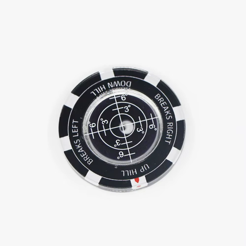 Niveleur de balle d'outils de Golf de haute précision, marqueur de pente de Golf clair et Transparen