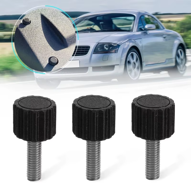 Vis de couvercle de batterie, boulon pour Audi MK1 8N, accessoires de voiture, 3/6 pièces