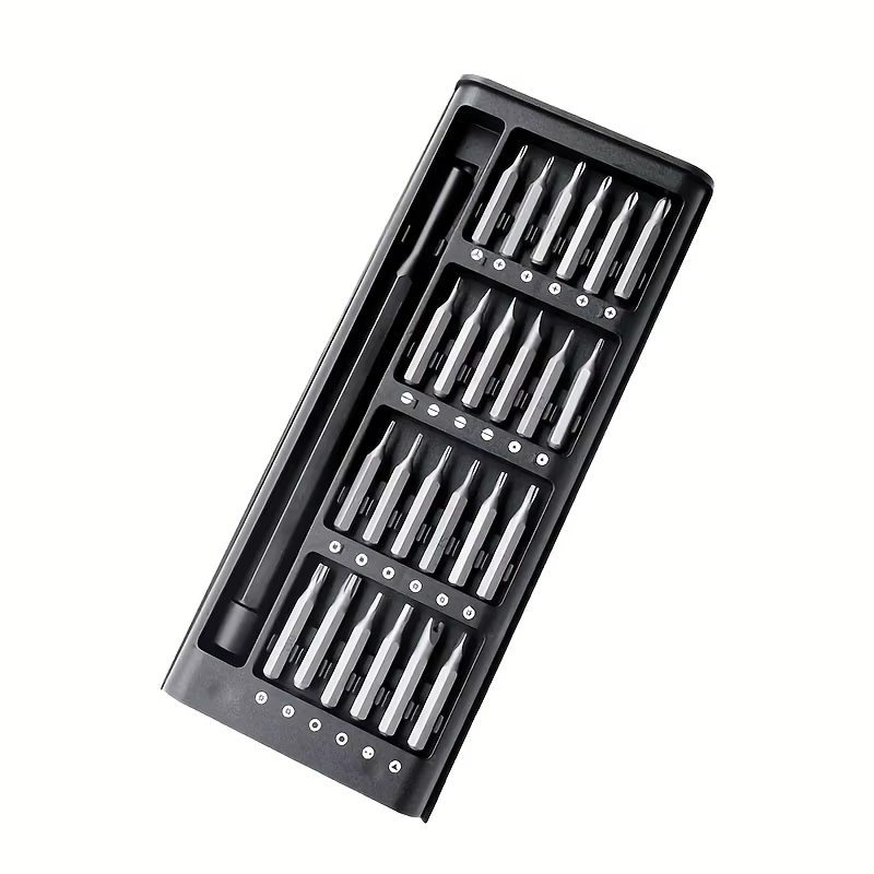 Jeu de mini tournevis 25 en 1, tournevis à tête plate et à tête cruciforme, adaptés aux produits éle