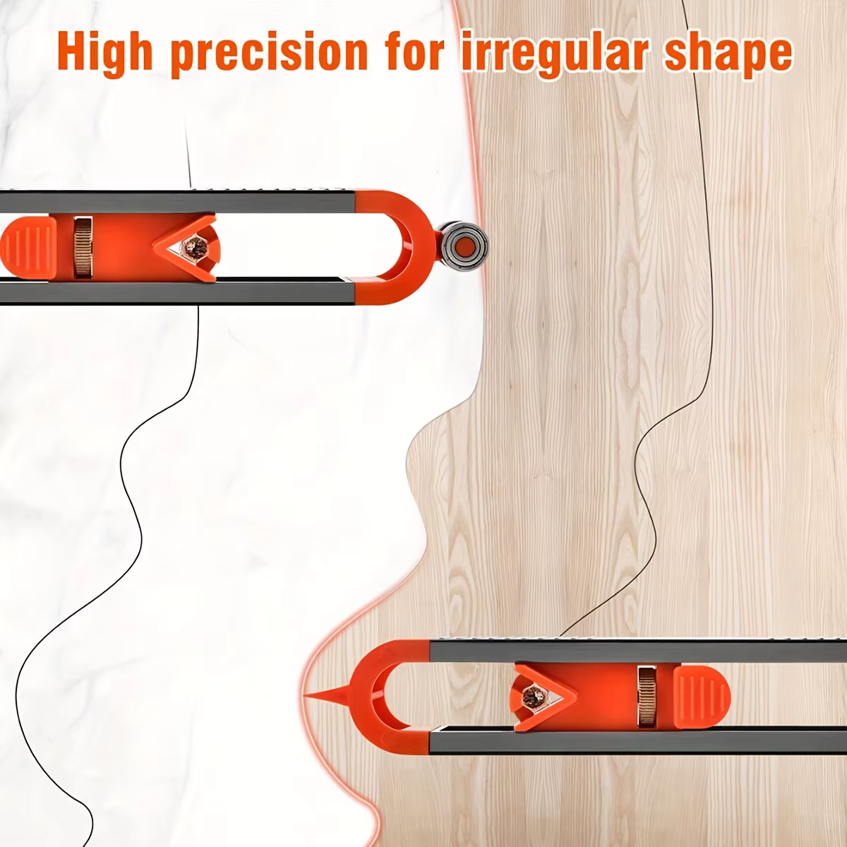 Outil de traçage de jauge de contour, duplicateur de profil précis, outil de profil de forme irrégul
