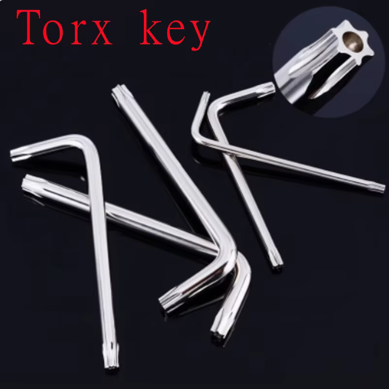 Clé Torx 1 à 5 pièces T4 T5 T6 T8 T10 T15 T20 T25 T30 T40 T45 à six lobes, tournevis de sécurité inv