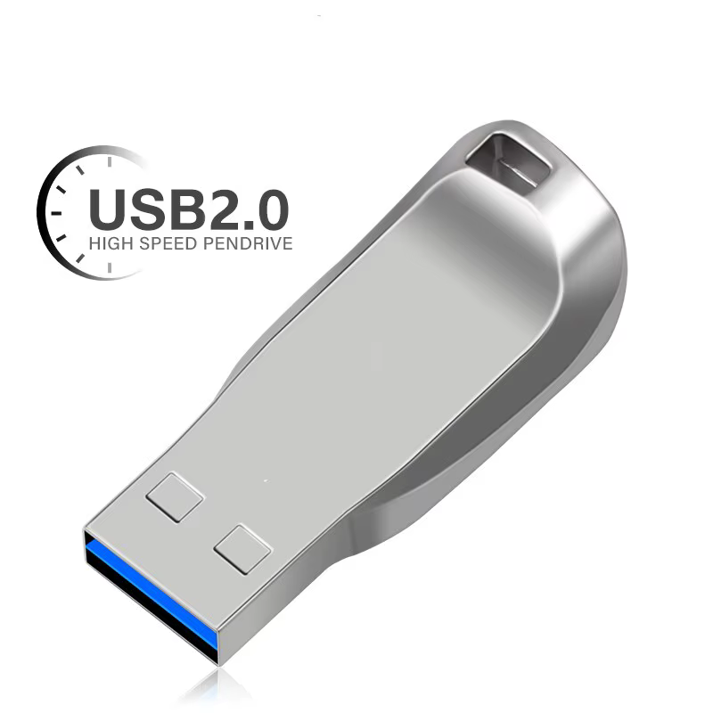 Clé USB 2.0 en métal haute vitesse, clé USB 128, clé USB 2.0, 128 Go, 64 Go, 32 Go, 16 Go, 8 Go, 64 