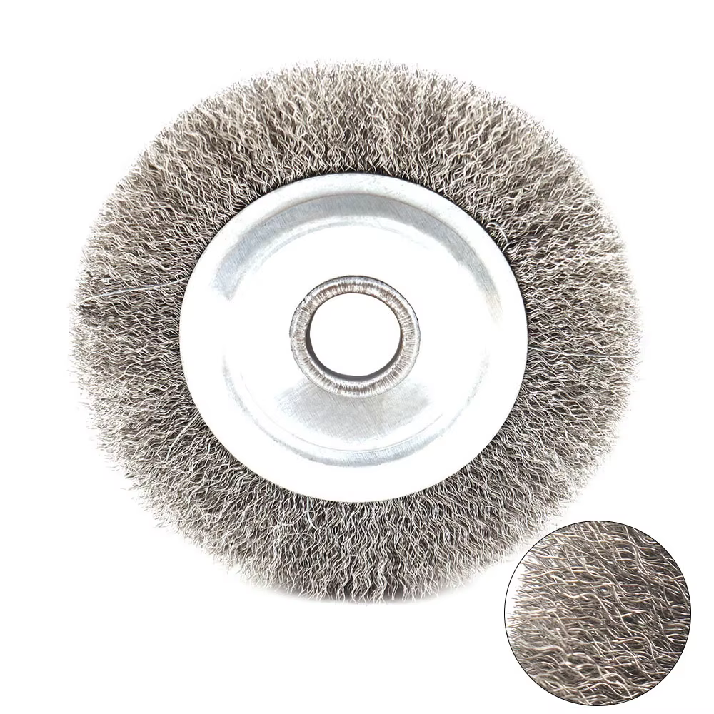 Brosses rondes en fil d'acier, 125mm, meuleuse, outils abrasifs pour l'élimination de la rouille du