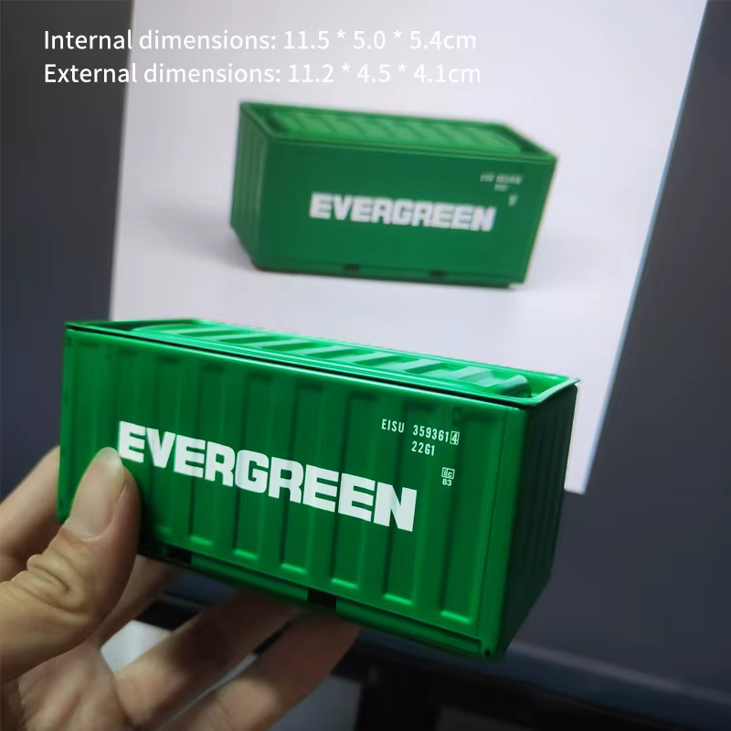 Conteneur de rangement compact en fer, organisateur de bureau créatif, boîte de rangement multifonct