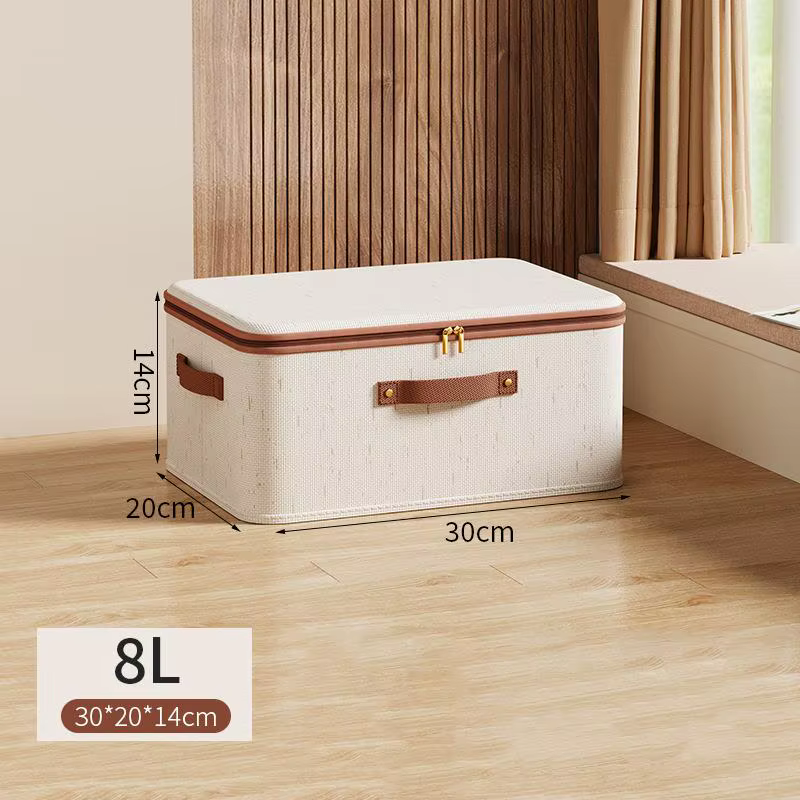 Organisateur de placard avec fermeture éclair pour la maison, portable, gain de place, durable, plia