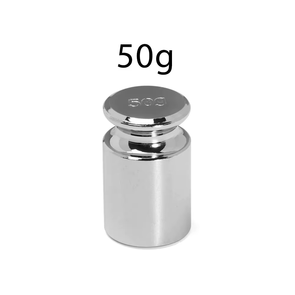 Kit de calibration précis pour balances, poids de calibration 1g/2g/5g/10g/20g/50g/100g, plaqué chro