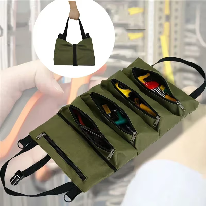 Sac à outils polyvalent de haute qualité, pochette professionnelle multi-poches pour outils matériel