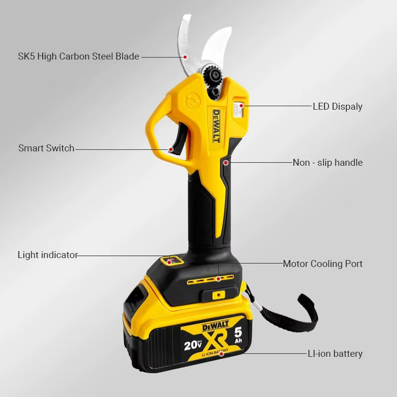 Cisaille électrique sans fil Dewalt Brushless 45 mm pour batterie Dewalt 20V, cisailles électriques