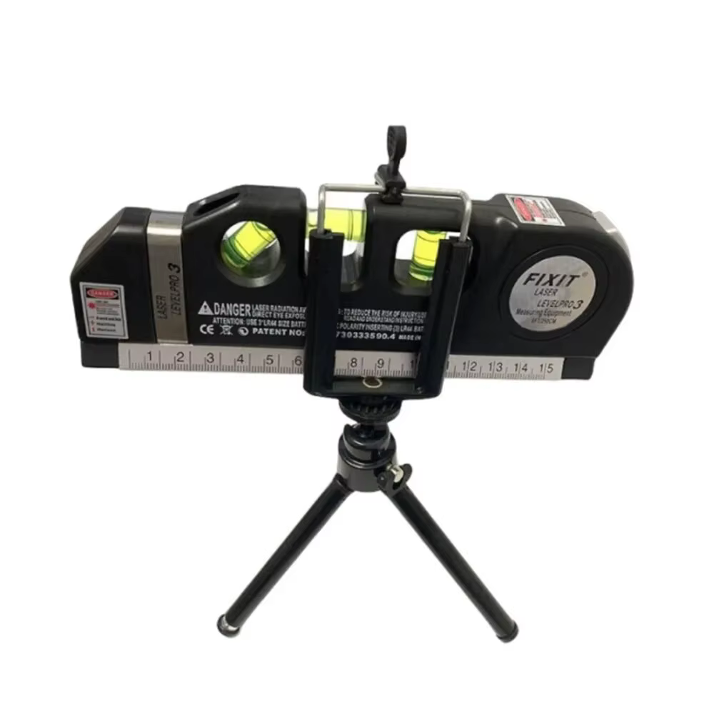 Outil de ligne de niveau Laser, Kit de niveau Laser polyvalent, ligne transversale Standard, règle d