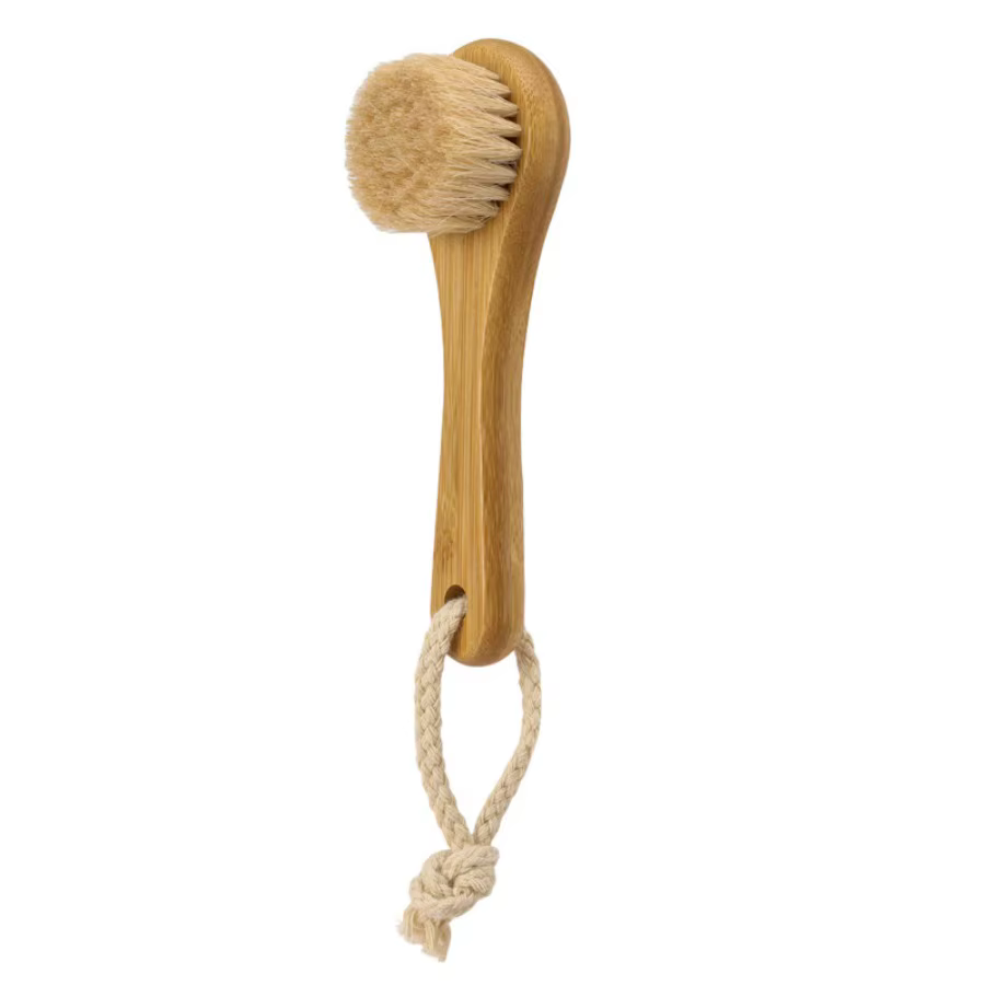 Brosse nettoyante pour le visage, brosse pour le visage en bois pour exfolier et nettoyer les pores,