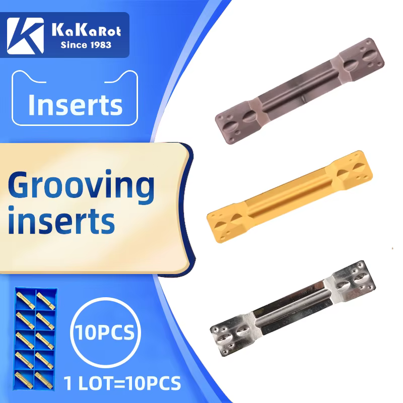 KaKarot – ensemble porte-outil de rainurage MGEHR12 MGEHR1616 MGEHR2020 MGEHR2525, insert de rainura