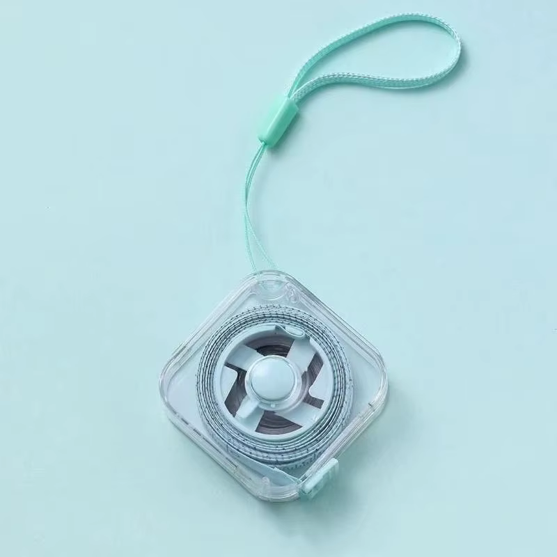 【T】 Ruban à mesurer miniature de 2 mètres, métrique et impérial, durable, multifonctionnel et de hau