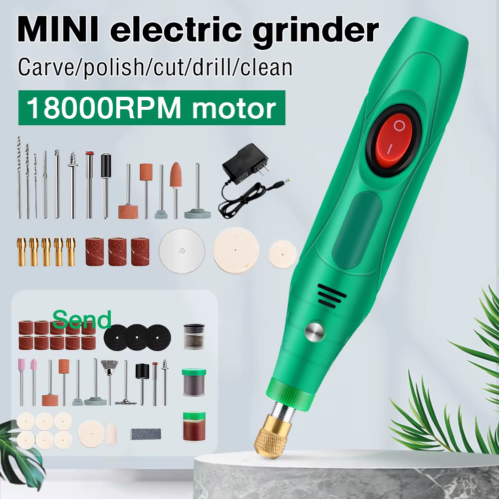 110-240V Mini perceuse polissage graveur stylo broyeur électrique outil rotatif rectifieuse Miniatur