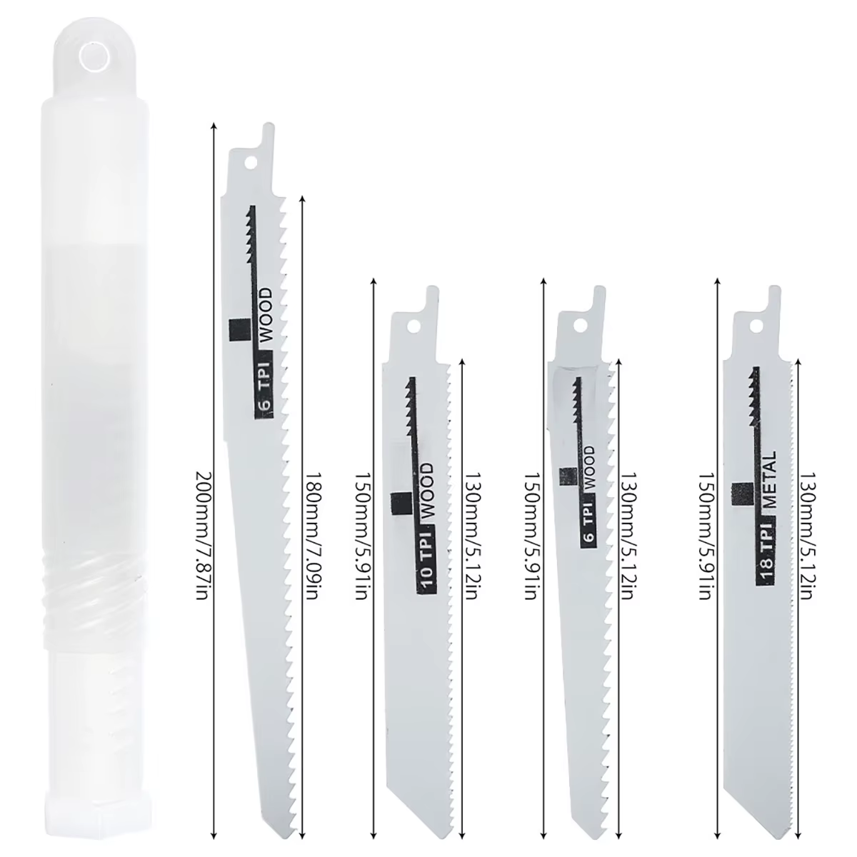 Lames de scie alternative, scie sabre, scie à main, lame de scie multiple pour bois, métal, plastiqu