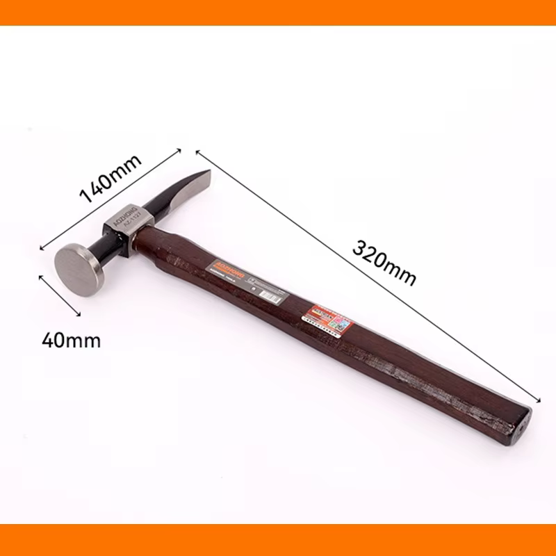 Marteau à cuir professionnel en acier au carbone à double tête pour outils de maroquinerie et de tôl