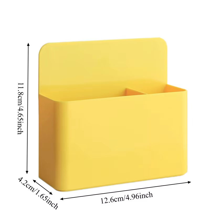 Boîte de rangement magnétique pour réfrigérateur, organisateur en plastique Transparent avec porte-m