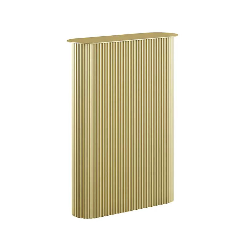 Pieds de Table ondulés esthétiques en métal crème, Base de bureau elliptique pour Support d'îlot de 