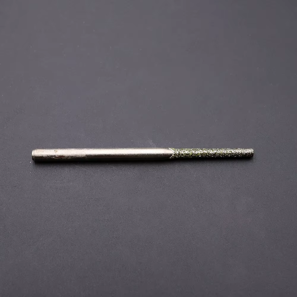 100 pièces ultralong diamant meulage bits tige 2.3mm trou de forage forets petites forets 0.8mm-2.5m