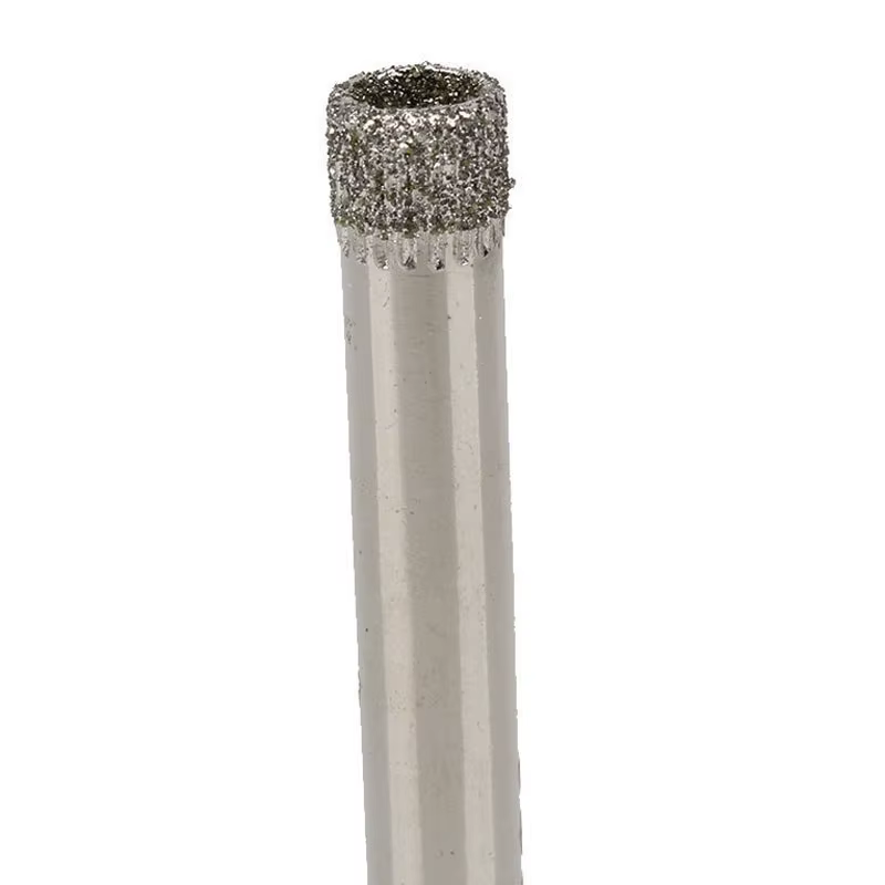 10 pièces 6mm diamant enduit foret carrelage céramique verre scies cloche argent Cutter ouvreur Bits