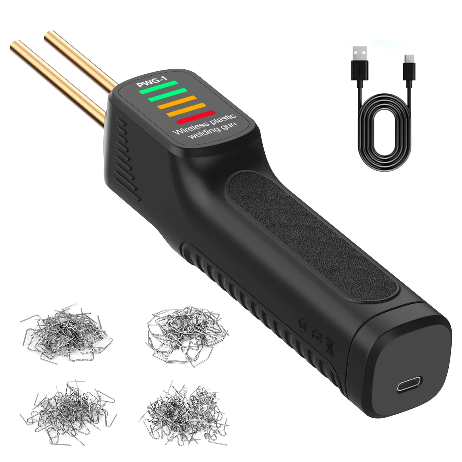 Agrafeuse thermique pour plastique sans fil, avec batterie 2500mAh, Rechargeable par USB, pour pare-