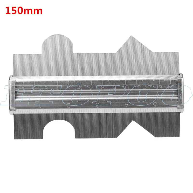 Outil de mesure de duplicateur de contour en métal, jauge de fierté, outil de charpentier, 5 po, 6 p