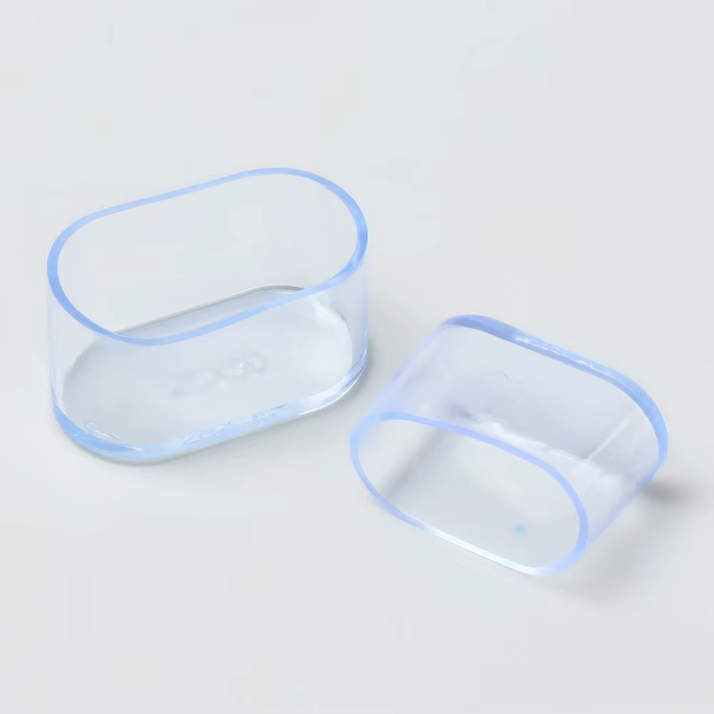Embouts de pieds de chaise de forme nar, coussinets en silicone pour pieds de meubles, couvertures c