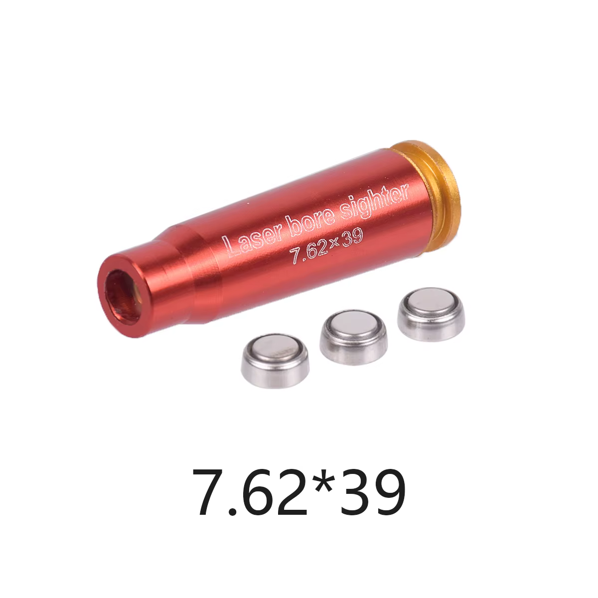 Viseur d'alésage Laser à point rouge, calibre 9mm.223.308.45 7.62 5.45x39 22LR, cartouche pour le ti