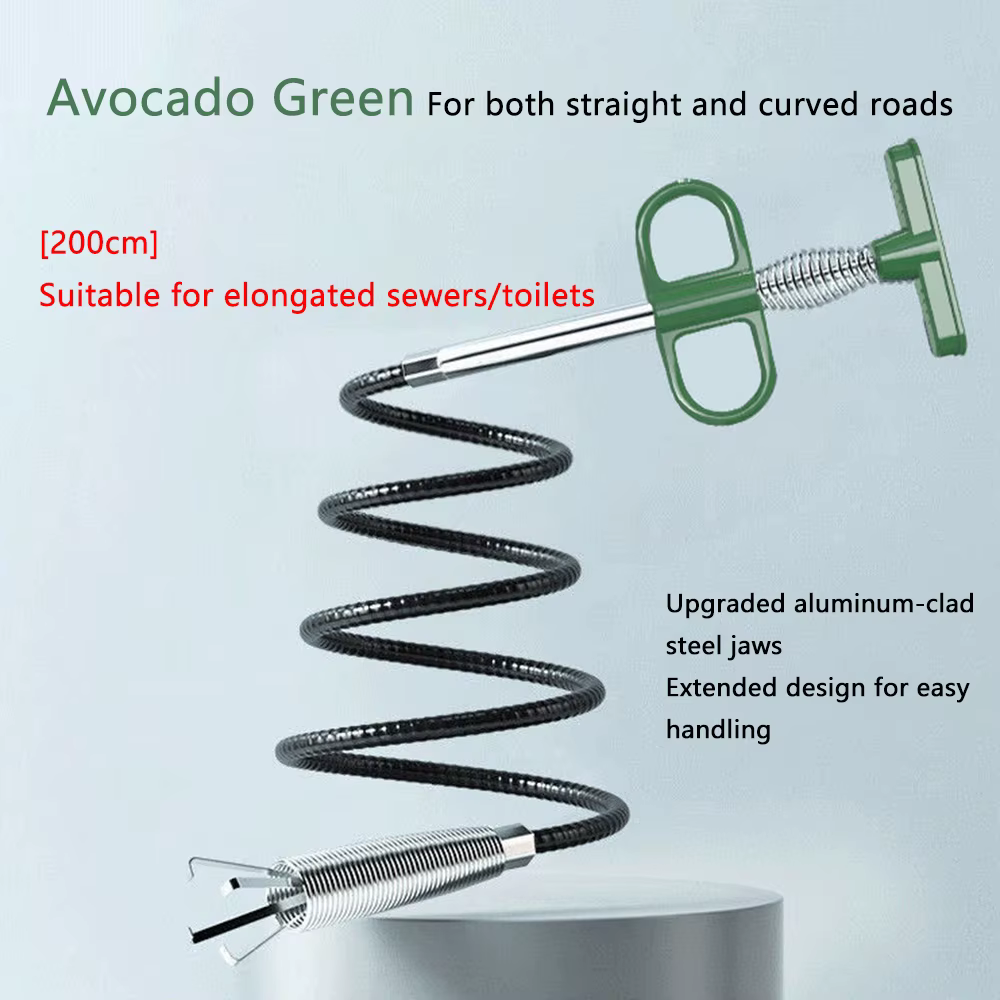 Outil de poignée à ressort, courbe courbée 60/90/200cm, pour évier de cuisine domestique, utilisatio