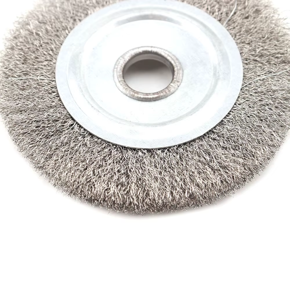 Brosses rondes en fil d'acier, 125mm, meuleuse, outils abrasifs pour l'élimination de la rouille du