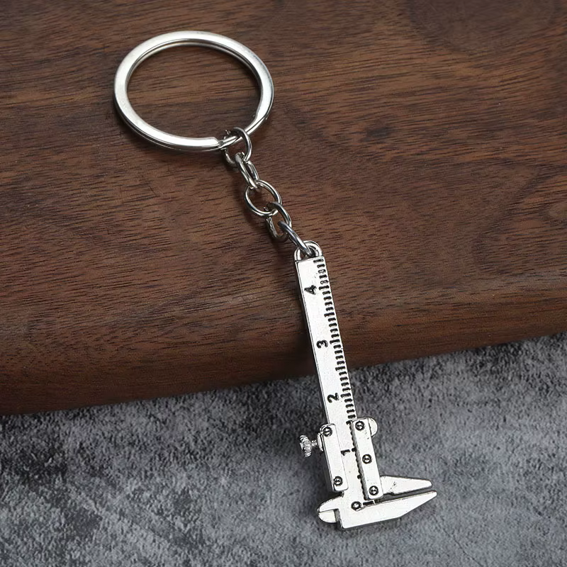 Mini pied à coulisse de poche, porte-clés, ornements, petit outil de mesure de précision mobile 3D, 