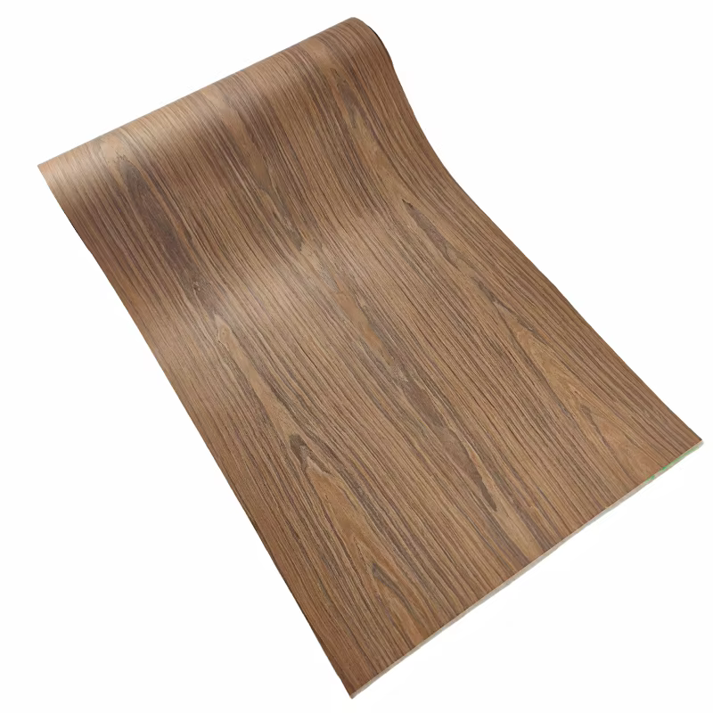 Placage en bois de teck, cerise, chêne blanc, noyer noir, pour panneaux d'armoire, amélioration de l
