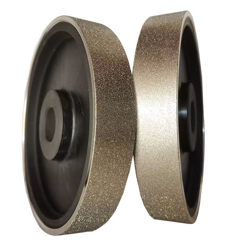 1 pièces 6 pouces diamant galvanoplastie parallèle en plastique diamant meule meule avec manchon réd