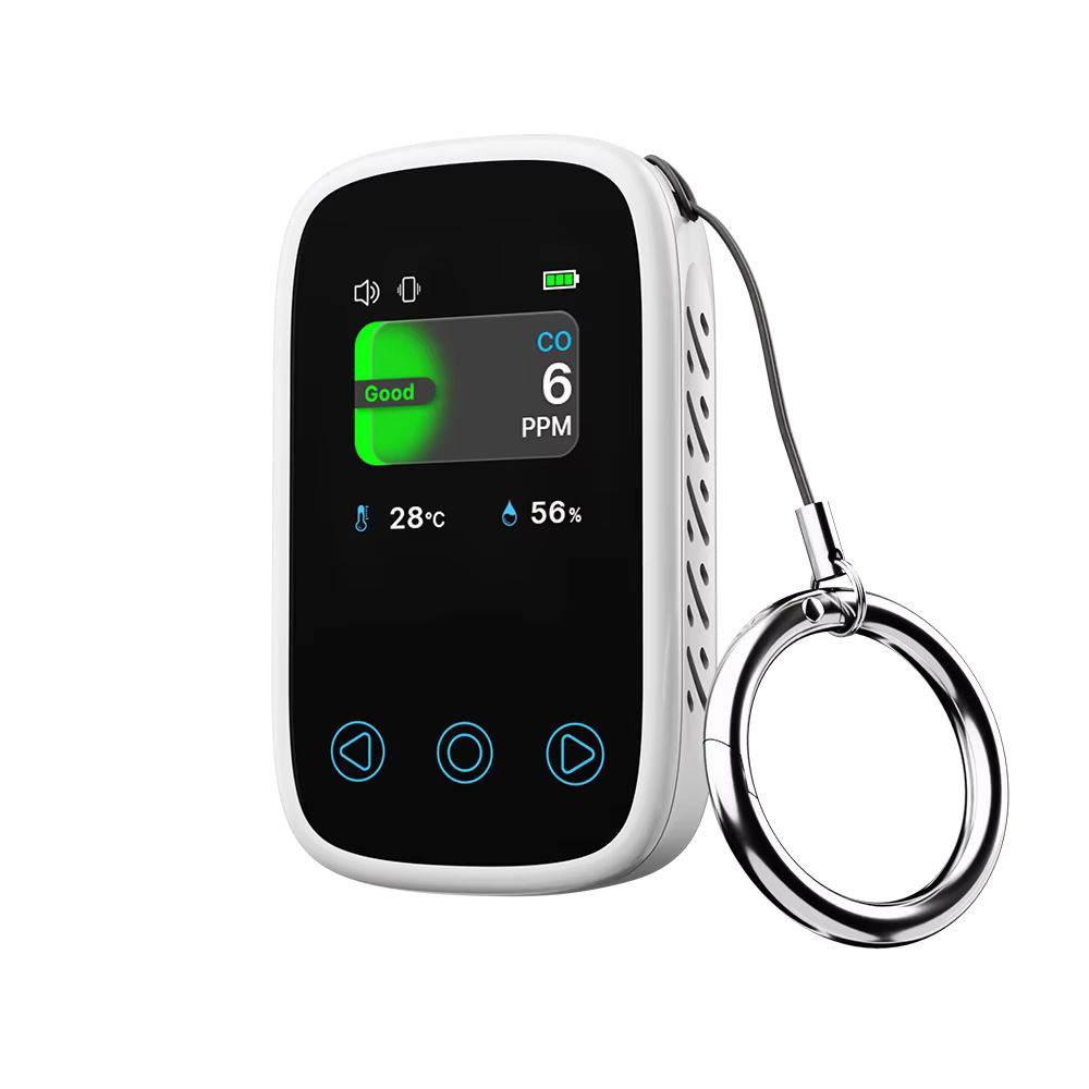 Moniteur de qualité de l'air 3 en 1, compteur de CO2, température de CO, mesure de l'humidité, capte