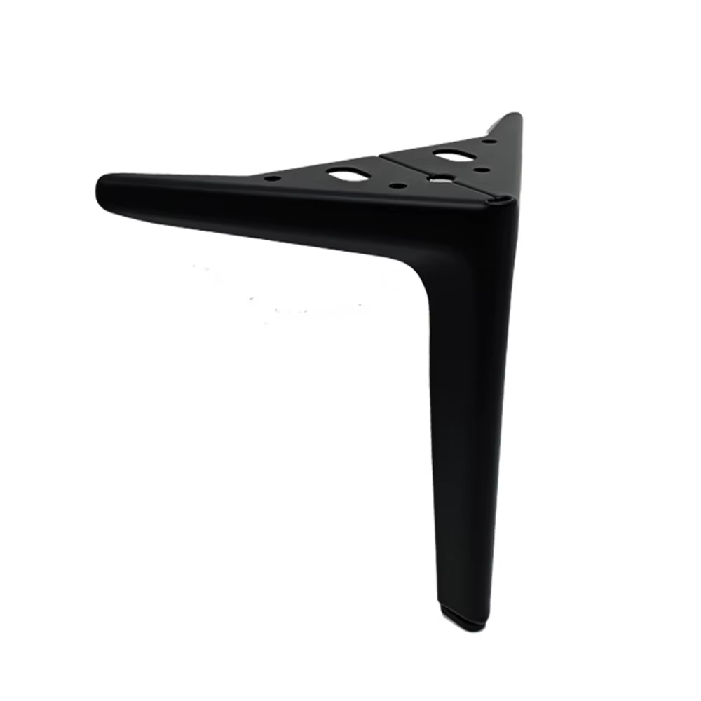 4 pièces pieds de meubles en métal en acier au carbone meuble TV lit pieds de table basse noir or ar