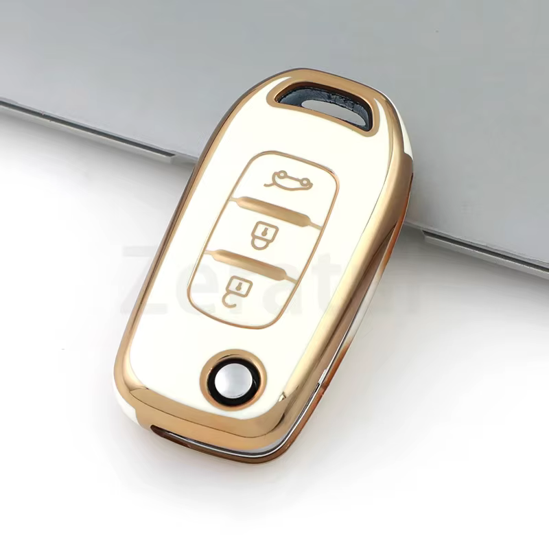 Étui à rabat en TPU pour clé de voiture, étui de protection pour Renault Kadjar Captur Megane Sander