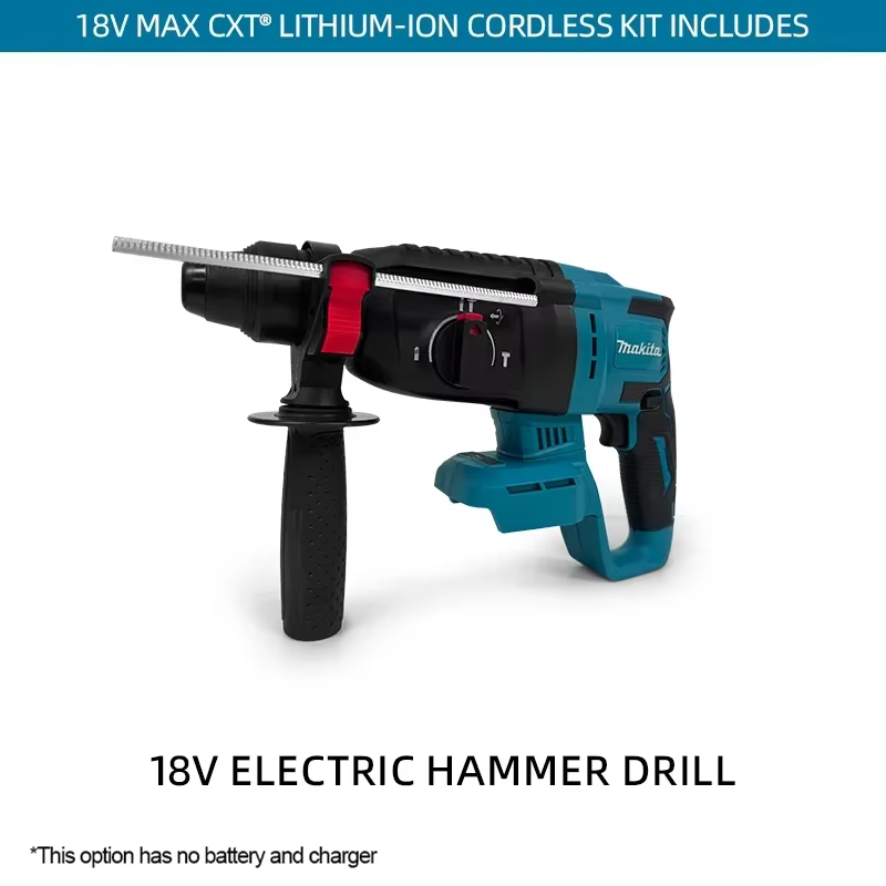 Makita – perceuse à percussion sans fil 18V, perceuse à percussion sans fil rechargeable de 26mm, ha