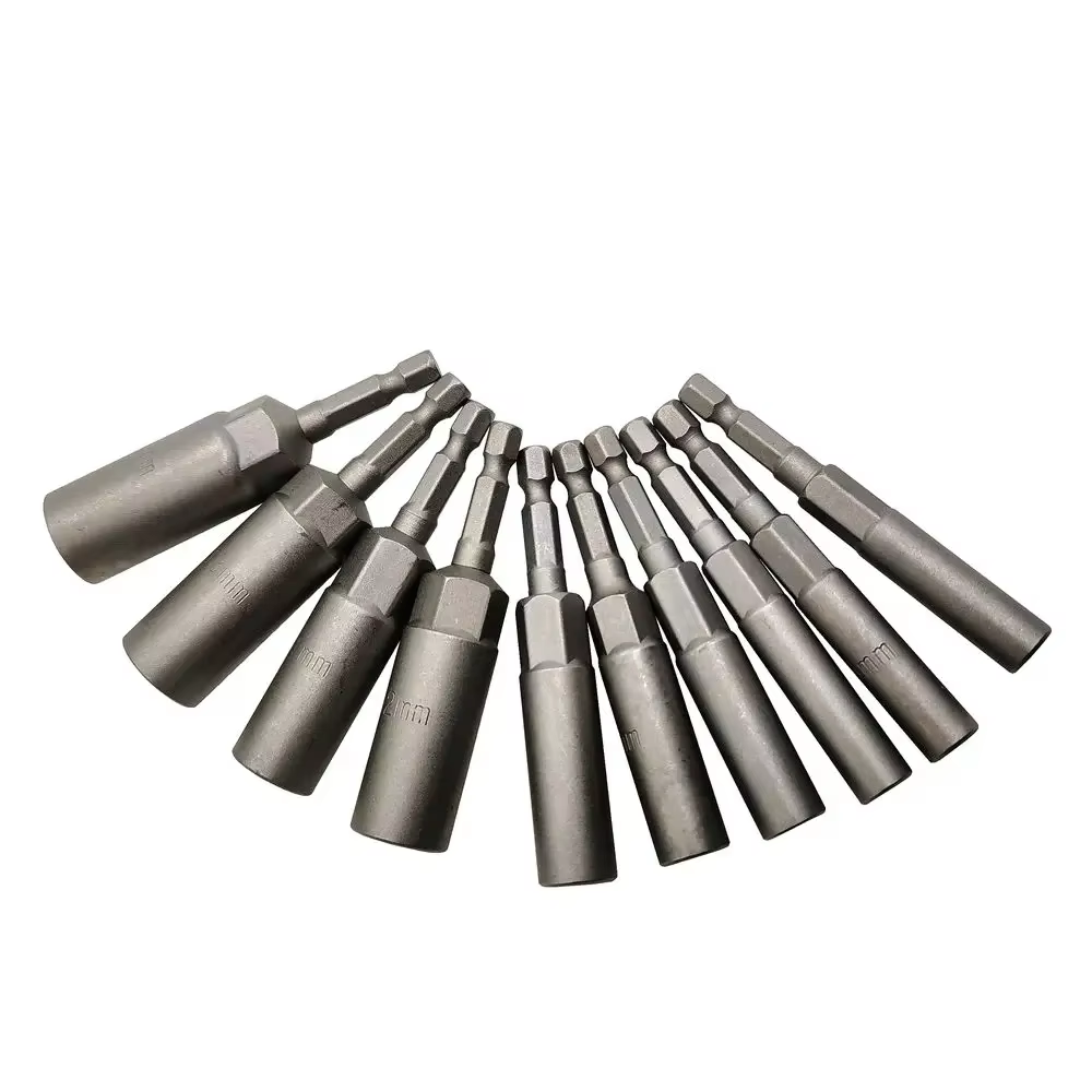 Krachtige 5.5mm-19mm douilles à douille hexagonale jeu de tournevis à écrou outils de poignée de tou
