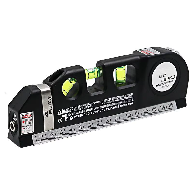 Laser Niveau Polyvalent Ligne Laser Niveleur Outil Croix Ligne Lasers Avec 8FT 2.5M Standard Ruban À