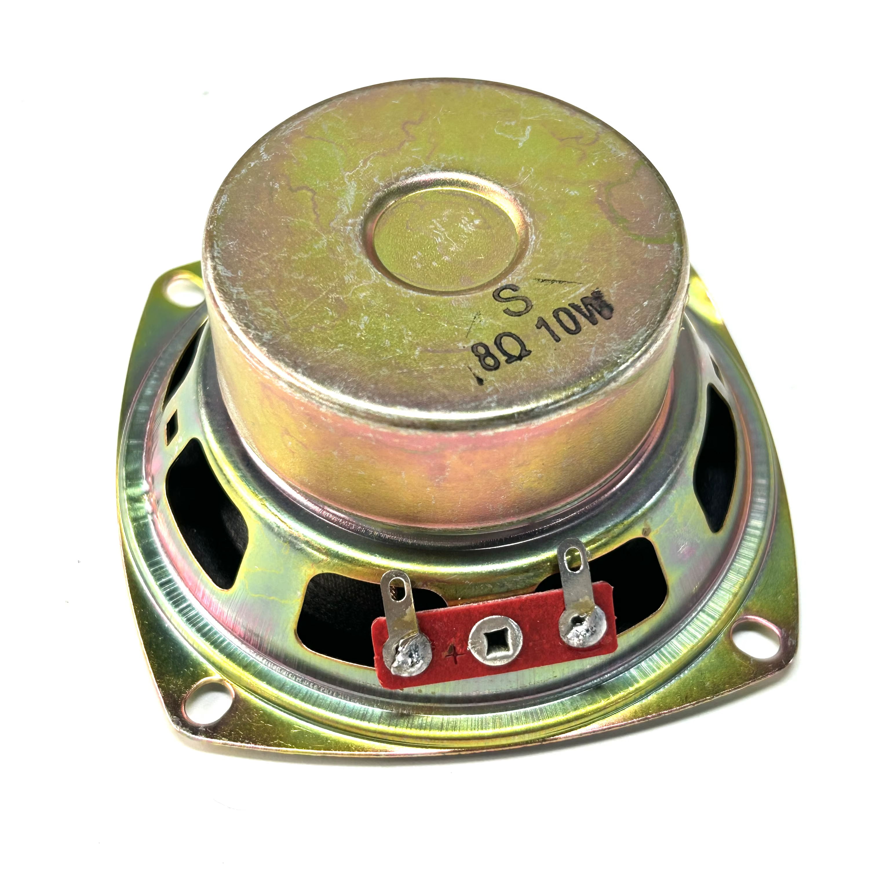 Haut-parleur 78 mm, 8 Ohm, 10 W, mousse entièrement tonique, 3 pouces, gamme complète, capuchon noir