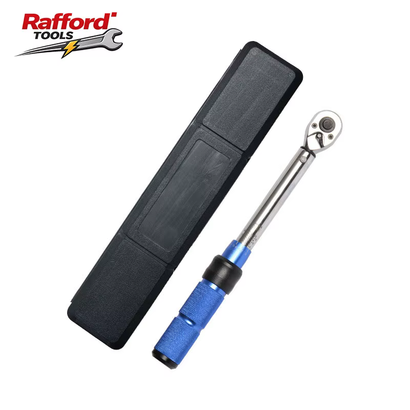 Clé dynamométrique Rafford 1/4 pouce 2-24 Nm avec tête à cliquet réversible 72 dents, ensemble de cl