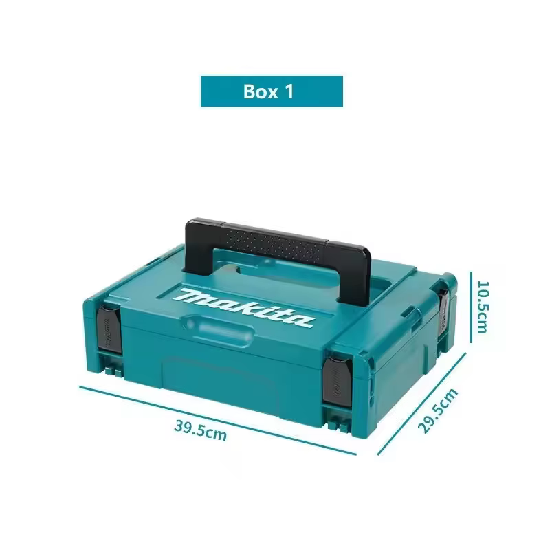 Makita MAKPAC boîtier en plastique perceuse électrique multicouche stockage d'équipement Portable mu