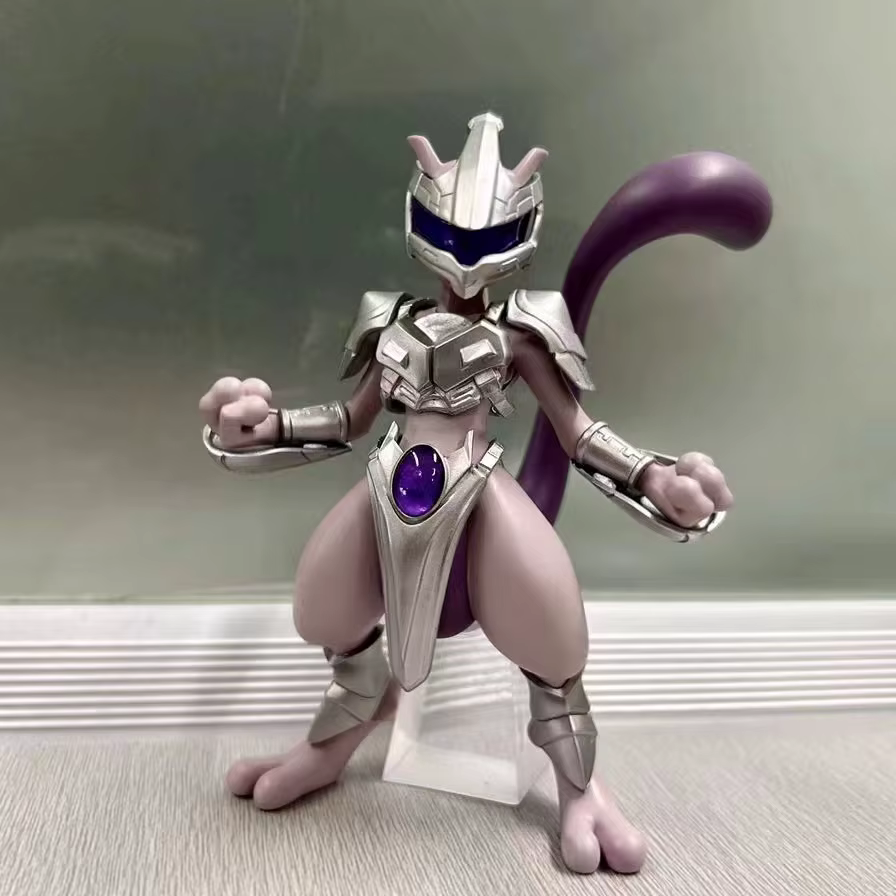 Figurines Pokemon Anime Mew Mewtwo, figurines d'action, Anime légendaire GK, Collection en PVC, modè