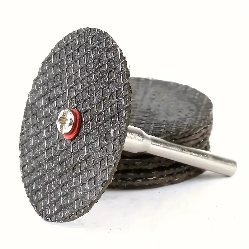 Disque à tronçonner converasif avec mandrins, meules pour accessoires, coupe du métal, outil lointai